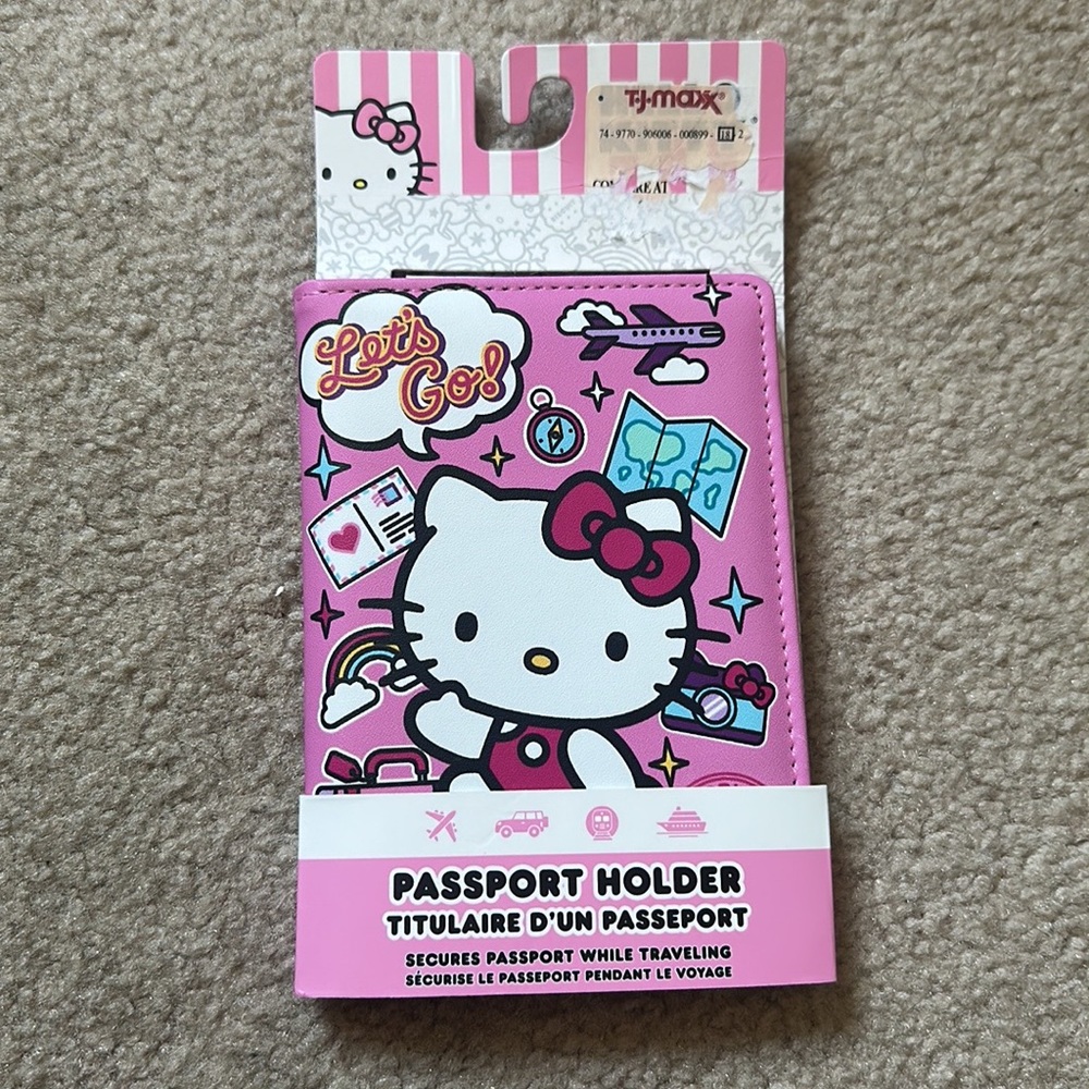 NWT Hello Kitty Passport Holder